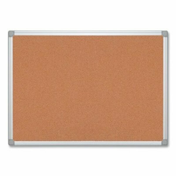 Mastervisi Earth Cork Board, 36 X 48, Aluminum Frame CA051790